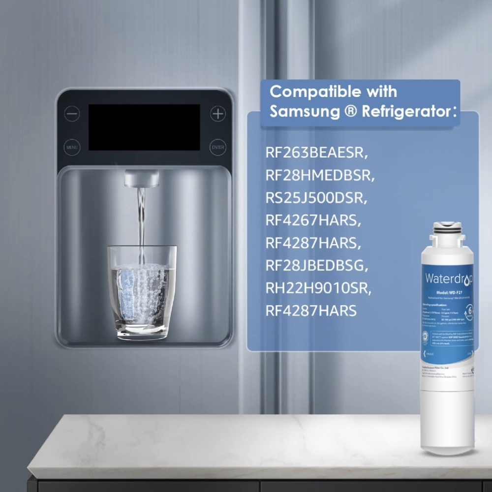Two New Waterdrop DA29-00020B Refrigerator Water Filter, Replacement  - Picture 7 of 7
